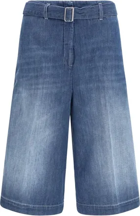 True Royal Shorts in denim con cintura - - Shorts - Donna - Blu - L