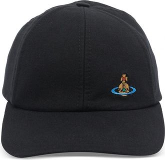 Vivienne Westwood ORB BASEBALL CAP Size: L/XL, colour: BLACK