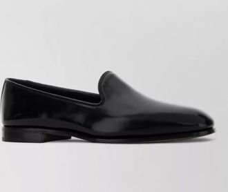 Churchs leather reign loafers round toe design