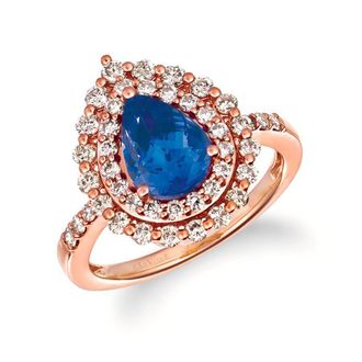 Le Vian Ladies Center Color Cocktail Rings set in 14K Strawberry Gold YRNL 13