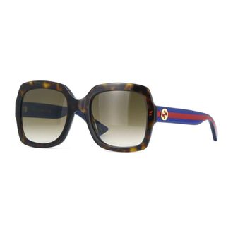 Gucci Ladies Black Square Sunglasses GG0036S 004