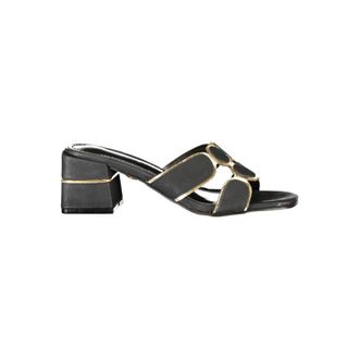 Laura Biagiotti Sandal - female - Laura Biagiotti - Heeled Mules - Black - 7 UK - Shoes