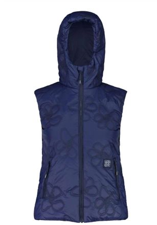 Maloja Womens Nussberg Hooded Vest In Night Sky
