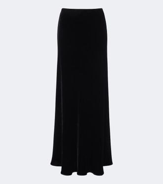 R&oacute;he R&oacute;he Velvet maxi skirt