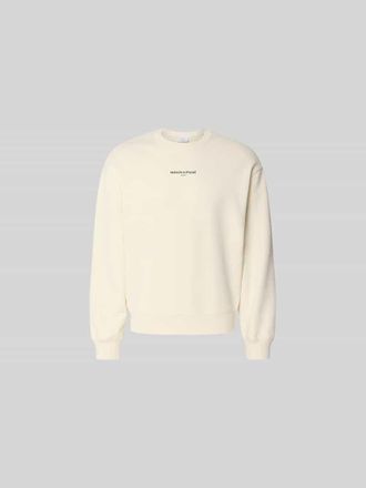 Maison Kitsun&eacute; Hoodie aus Baumwoll-Mix in Beige, Gr&ouml;&szlig;e XL