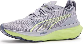 Puma Foreverrun Nitro 2 Running Shoes Mens Running Shoes Vibrant Silver/Apple Spritz : 10.5 D - Medium, Synthetic