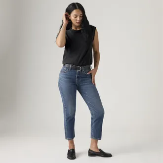 Levi's 501 Original Lightweight Cropped Jeans - Womens - 24X30 - Blue