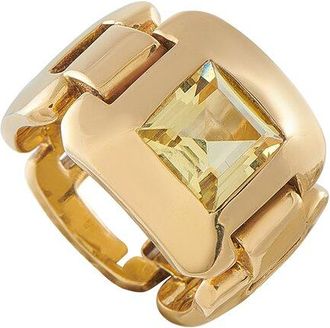 Herm&egrave;s 18K Citrine Ring (Authentic Pre-Loved)