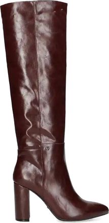 Mexx block-heel knee-high boots - women - Polyurethane/Polyester/Thermoplastic - 36 - Brown