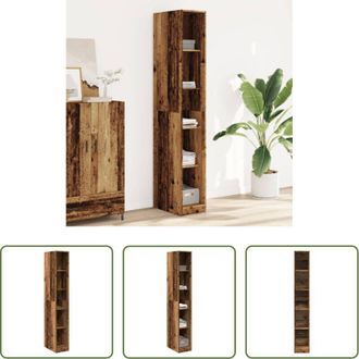 vidaXL Armadio antico - Armadio Legno Antico 30x50x200 cm in Legno tecnico
