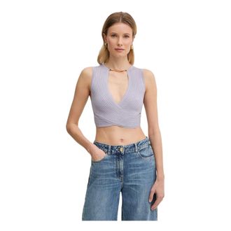 Elisabetta Franchi Donna, Top, Viola, XS, new