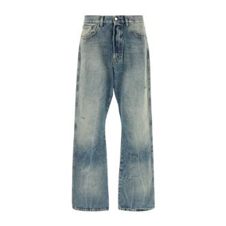 1989 STUDIO Wide Jeans, male, Blue, Size: W33 Stone Rhodesian Denim Pant