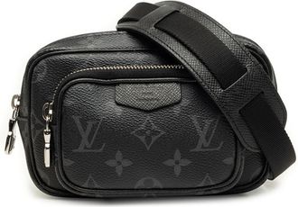 Louis Vuitton Monogram Eclipse Black Noir Pvc Leather Pochette Shoulder Bag (Pre-Owned)