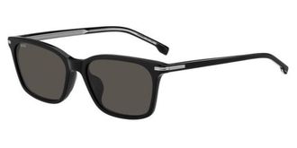 BOSS Boss 1669/F/SK Asian Fit 807/IR Mens Sunglasses Black Size 56