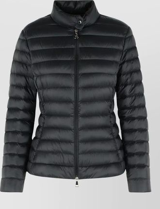 Moncler polyamide igelle jacket high collar quilted