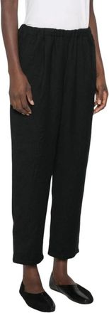 Apuntob Geknipte broek - Dames - Vrijetijds broeken - Zwart - M - Wol - Broeken