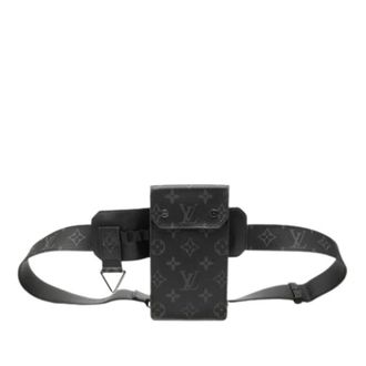 Louis Vuitton Pre-owned Belt Bags, male, Black, Size: ONE SIZE Pre-owned Vintage Fanny Pack