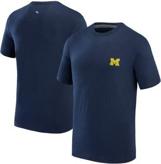 Tommy Bahama Mens Tommy Bahama Navy Michigan Wolverines Sport Bali Beach T-Shirt at Nordstrom, Size Xx-Large
