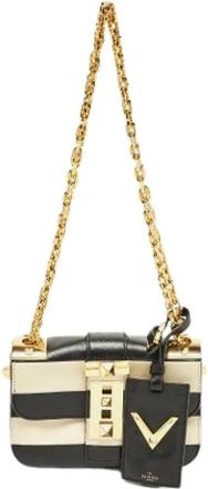 Valentino Pre-owned Cross Body Bags, female, Multicolor, Size: ONE SIZE Pre-owned Leather Crossbody Bag