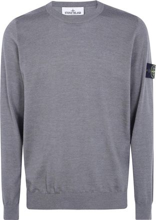 Stone Island Round-neck Truien - Heren - Ronde hals truien - Grijs - XL - Truien & Vesten