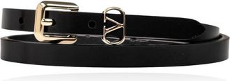 Valentino Garavani The Leather Bracelet - Dames - Armbanden - Zwart - ONE Size - Leer - Accessoires