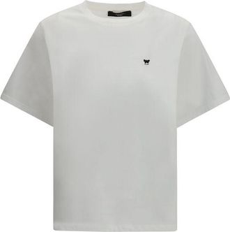 Max Mara Witte Katoenen T-shirt