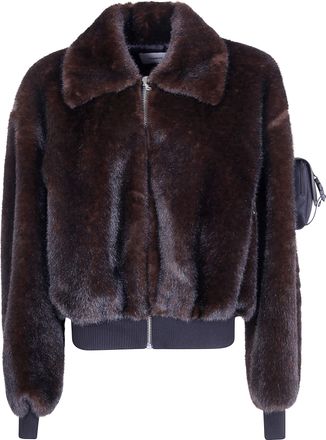 Coperni Jacket Faux Fur Bomber
