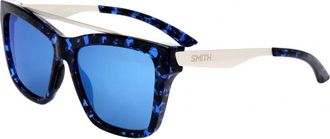 Smith Womens THERUNAROUND 55 2RT Sunglasses - Blue - One Size