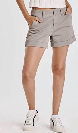 Dear John Denim Hampton High Rise Coated Short In Silverstone Coated