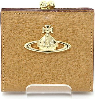 Vivienne Westwood gold Leather Wallet (Bi-Fold) (Pre-Owned)