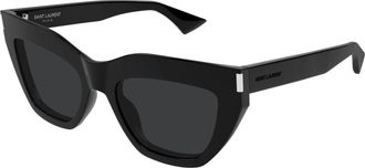 Saint Laurent unisex, Accessoires, Zwart, Maat: 53 MM Nylon