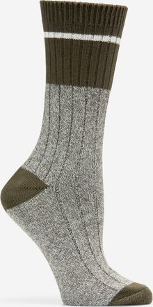 Cole Haan Womens Marl Crew Socks - Green
