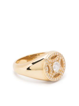 Loyal.e Paris Anello in oro giallo 18 carati con diamante