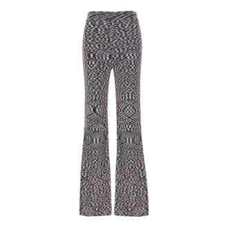 Missoni Broeken met patroon - Dames - Wijde Broeken - Veelkleurig - M - Broeken