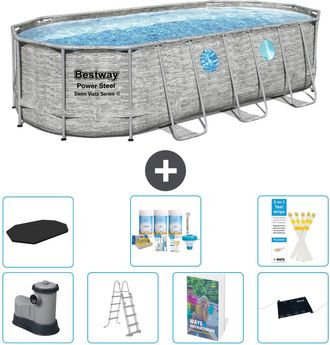 Bestway Piscina Bestway Power Steel Oval - 549x274x122 Cm - 8-piezas S632