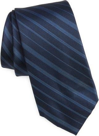 Calvin Klein Sawyer Stripe Tie in Navy at Nordstrom Rack