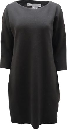 Vince Sweater Dress in Black Wool