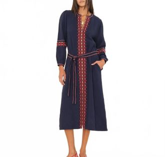 Xirena Gabriella Long Puff Sleeve Dress In North Star
