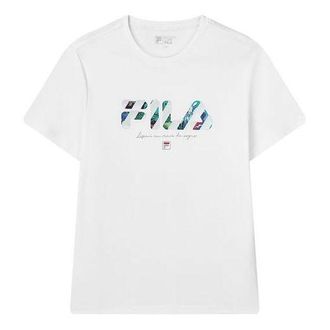 Fila Logo Letter Printing Sports Male White F11M128105F-WT