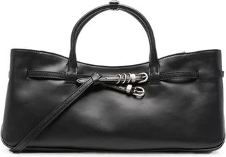 Marge Sherwood Tassen, Dames, Zwart, ONE Size, Leer, Grandma Bag