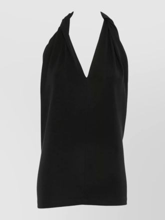 Toteme halter neck sleeveless dress open back