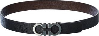 Ferragamo Ferragamo Gancini Reversible & Adjustable Leather Belt