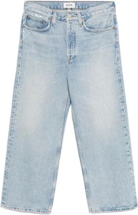 A Gold E Agolde Womens Arc Loose Wide Leg Jeans, Orten