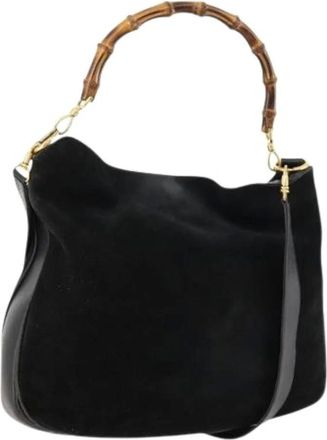Gucci Pre-owned Shoulder Bags, female, Black, Size: ONE SIZE Pre-owned Vintage Shoulder Bag