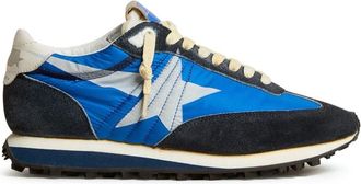 Golden Goose Blue Lace-up Sneakers