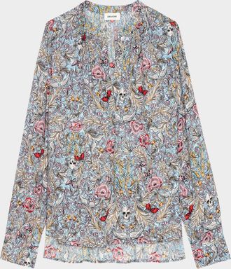 Zadig&Voltaire Tink Soft British Flowers Blouse