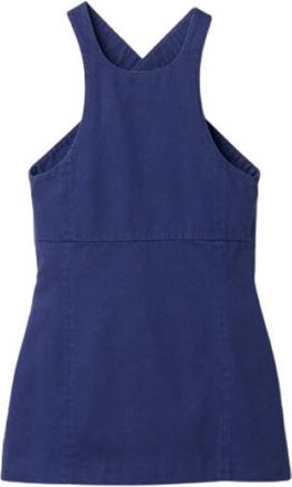 Miu Miu Blue V Neck Mini Dress