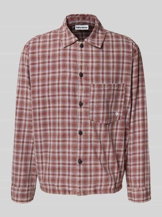 Review Regular Fit Freizeithemd mit Brusttasche in Rostrot, Gr&ouml;&szlig;e XXL