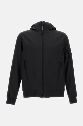 C.P. Company Black Hooded Zip-Up Jacket
