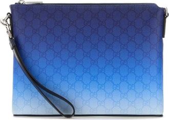 Gucci Printed Canvas Clutch